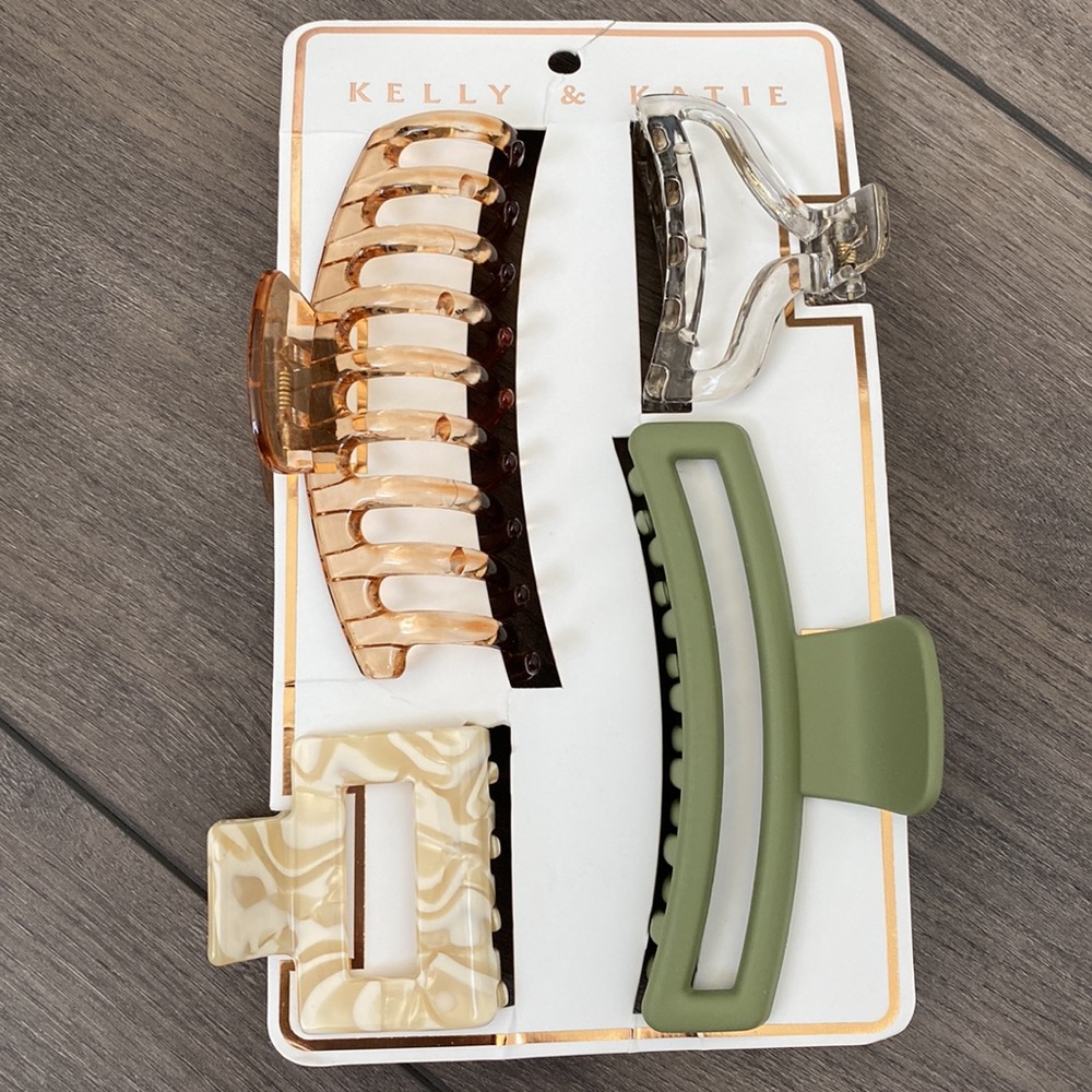 4 Pack Kelly & Katie Hair Claw Clips